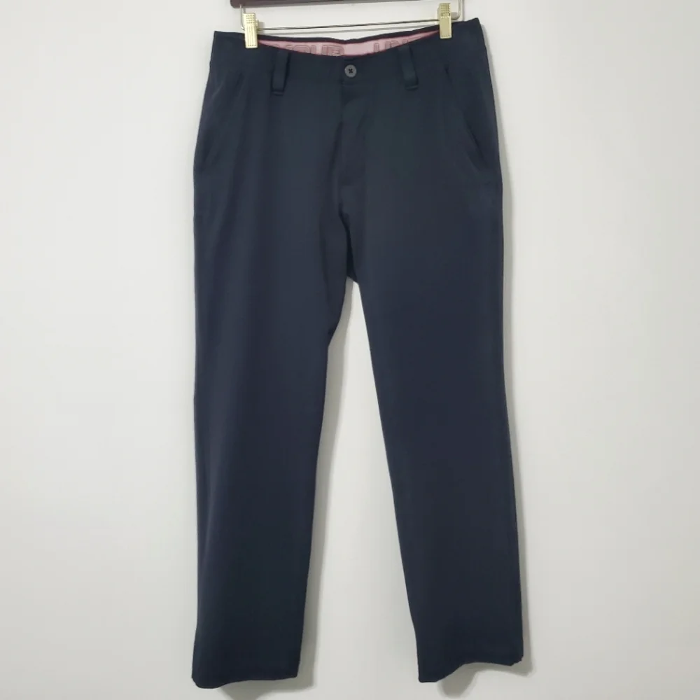 Under Armour Men's Black Golf Chinos 32 Waist - Picture 1 of 6